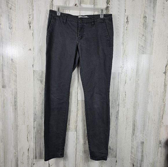 H&M logg gray denim skinny jeans women's size 12 - Picture 1 of 12